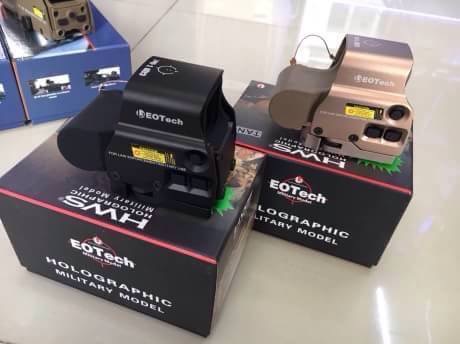 New.3 EOTech HWS (Holographic Weapons Systems) EXPS3 Style Holographic Red Green Reflex T-Dot Sight with QD Mount Side But ราคาพิเศษ