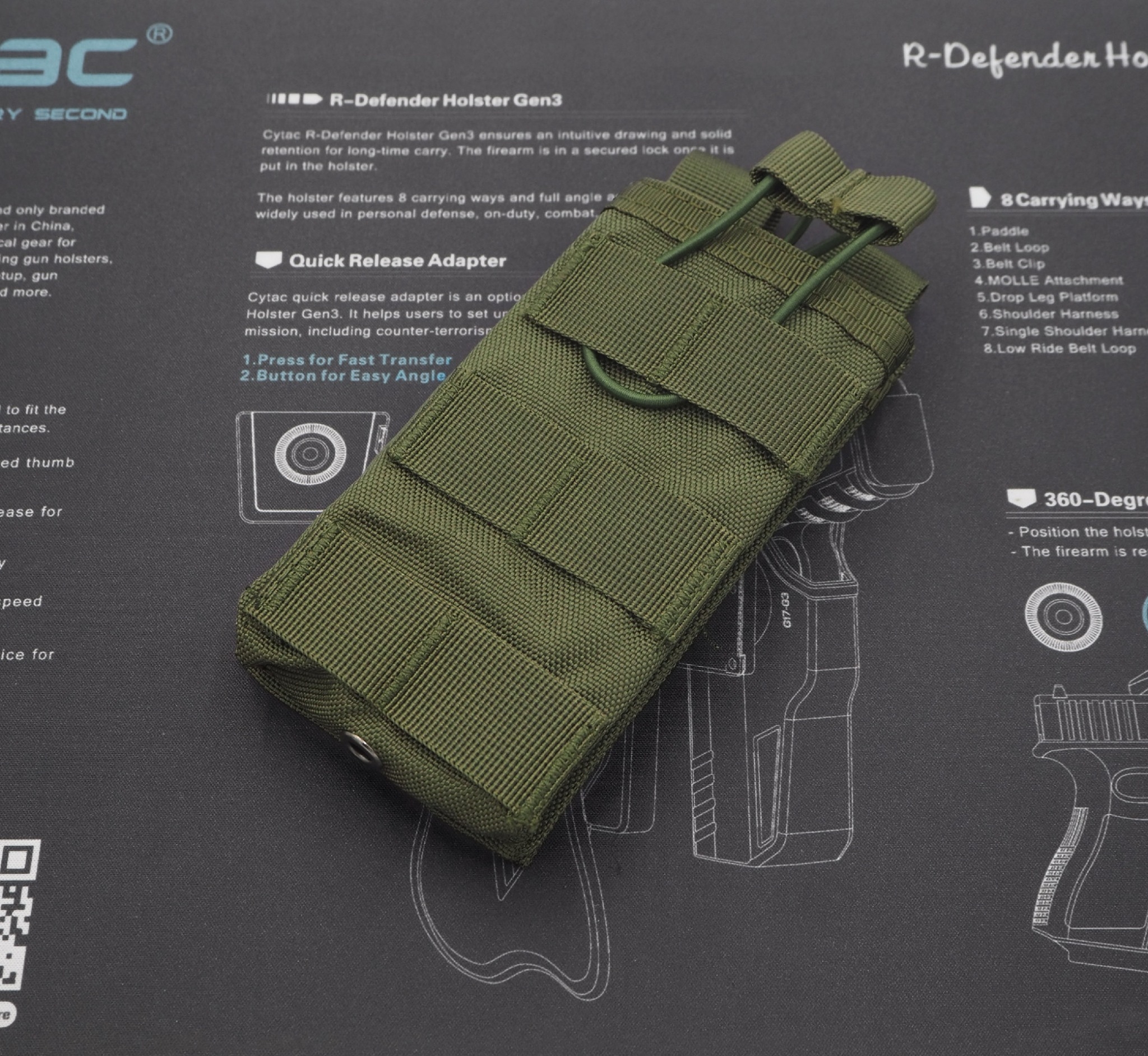 ซองใส่เเม็กกาซีน M1 - ใช้วัสดุทนทาน เเข็งเเรง ใช้งานง่ายสะดวก - สามารถติดกับเวสได้ มี 3 สี ให้เลือก