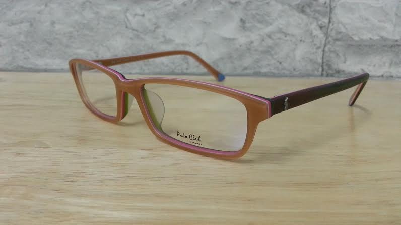POLO club pc 5558 กรอบแว่นตาพร้อมเลนส์ มัลติโค๊ตHOYA ป้องกันรังสีคอม