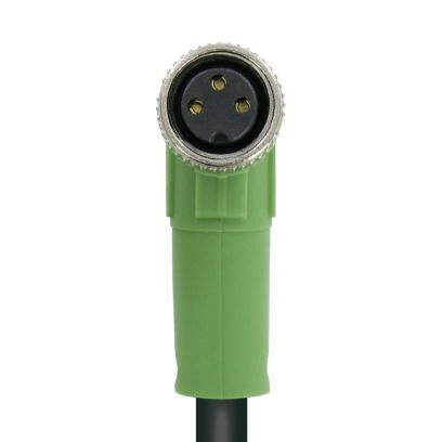 สายพร้อม CONNECTOR PHOENIX CONTACT 3 ขา ตัวเมีย แบบงอ 90 ํC เกลียว M8 ยาว 10 m.