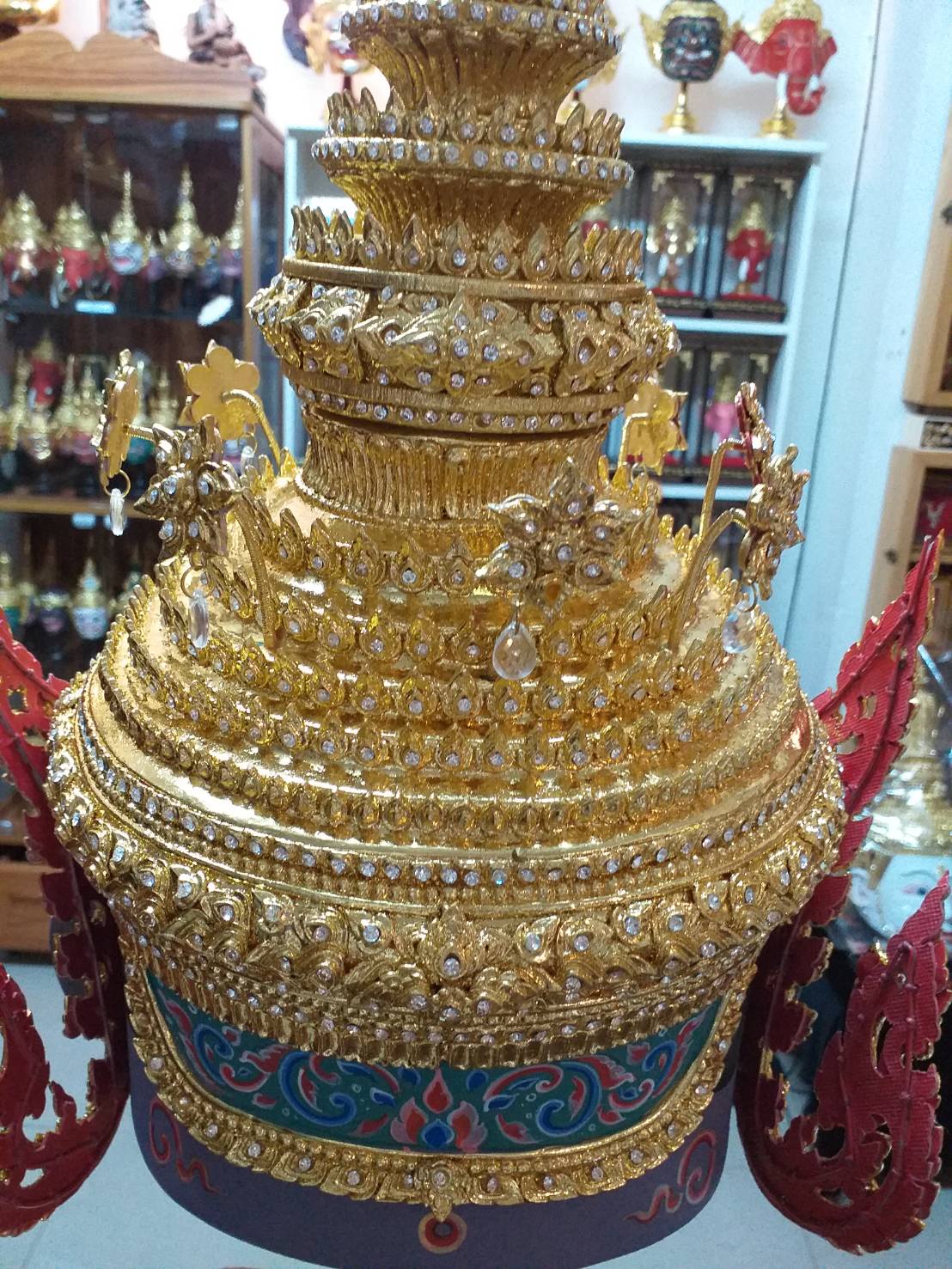 พระนารายณ์ ขนาดครอบ งานละเอียด