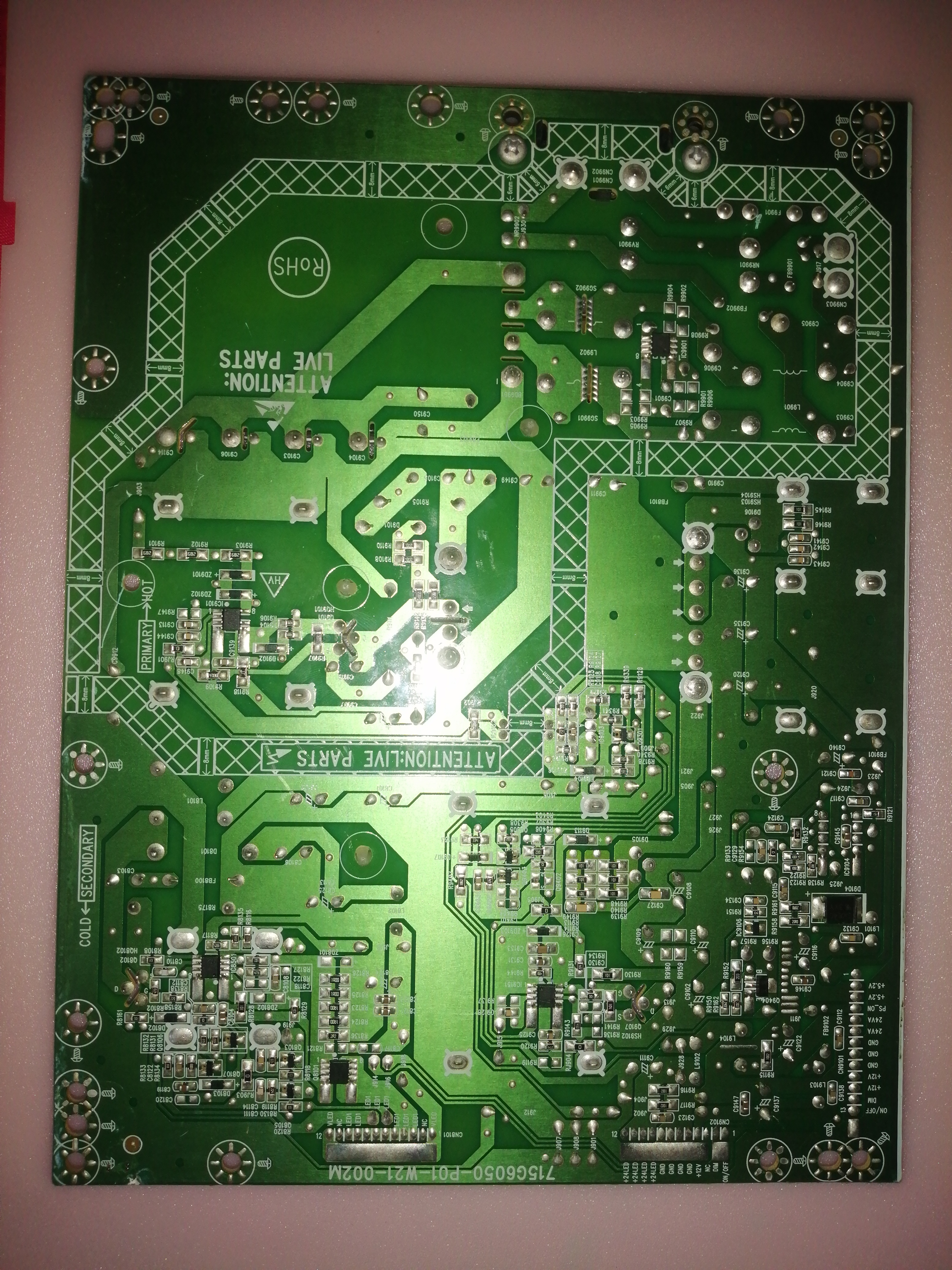 บอร์ดพาวเวอร์ซัพพลาย ฟิลลิป42PFL3008S/98:715G6050-P01-W21-002M