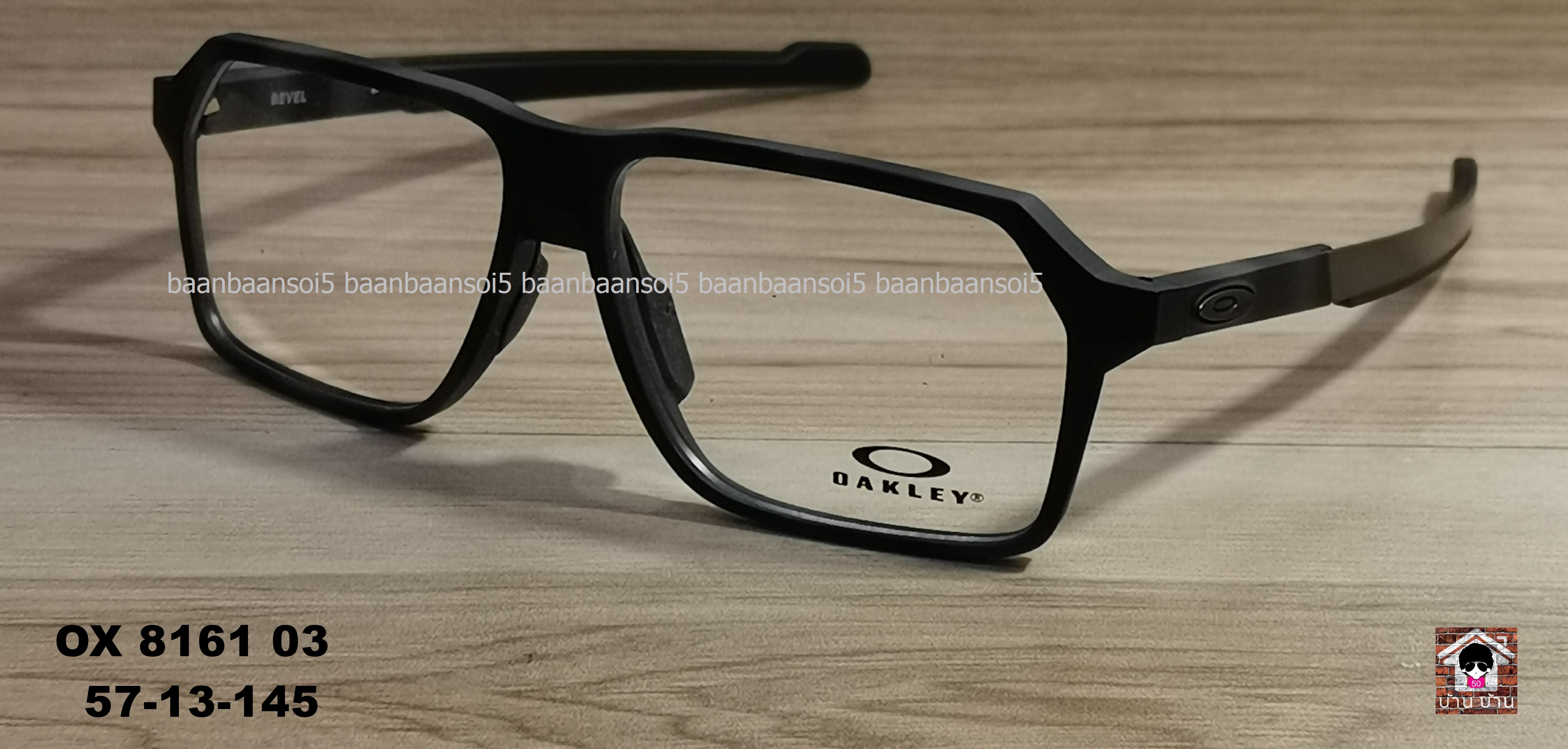 OAKLEY OX8161-03 BEVEL โปรโมชั่น กรอบแว่นตาพร้อมเลนส์ HOYA ราคา 4,500 บาท