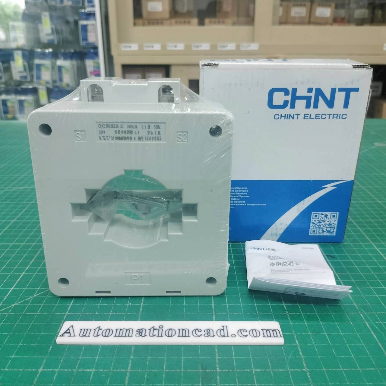 หม้อแปลงกระแสไฟฟ้า CT 2000/5A CHINT BH-0.66 80I Class 0.5 Current Transformer