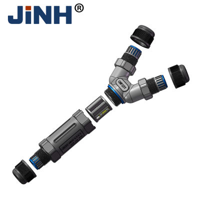 ข้อต่อสายไฟกันน้ำ แบบตัว Y 3P ใช้กับสายไฟฟ้า เบอร์ 0.5 ถึง 2.5 mm² แบบขันน็อต