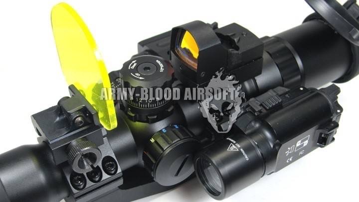 กล้องเล็งไว Scope ANS Optical 1.5-4x30 CQB