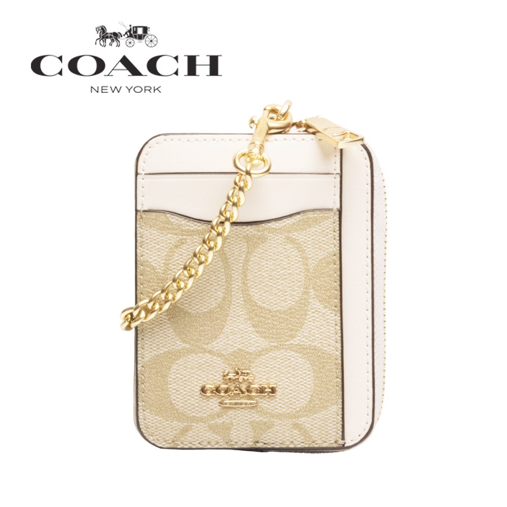 กระเป๋า Coach แท้ รุ่น C0058 ZIP CARD CASE