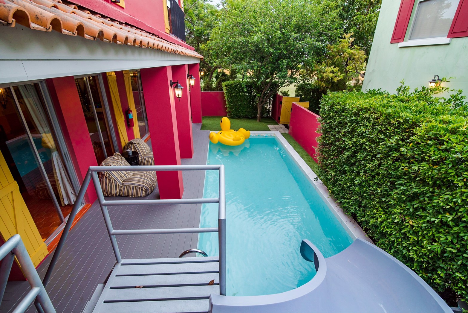 HR15022 บ้านพักหัวหิน บ้านทัศคานี บีช วิลล่า 4 ( Red 2Bed Garden View )