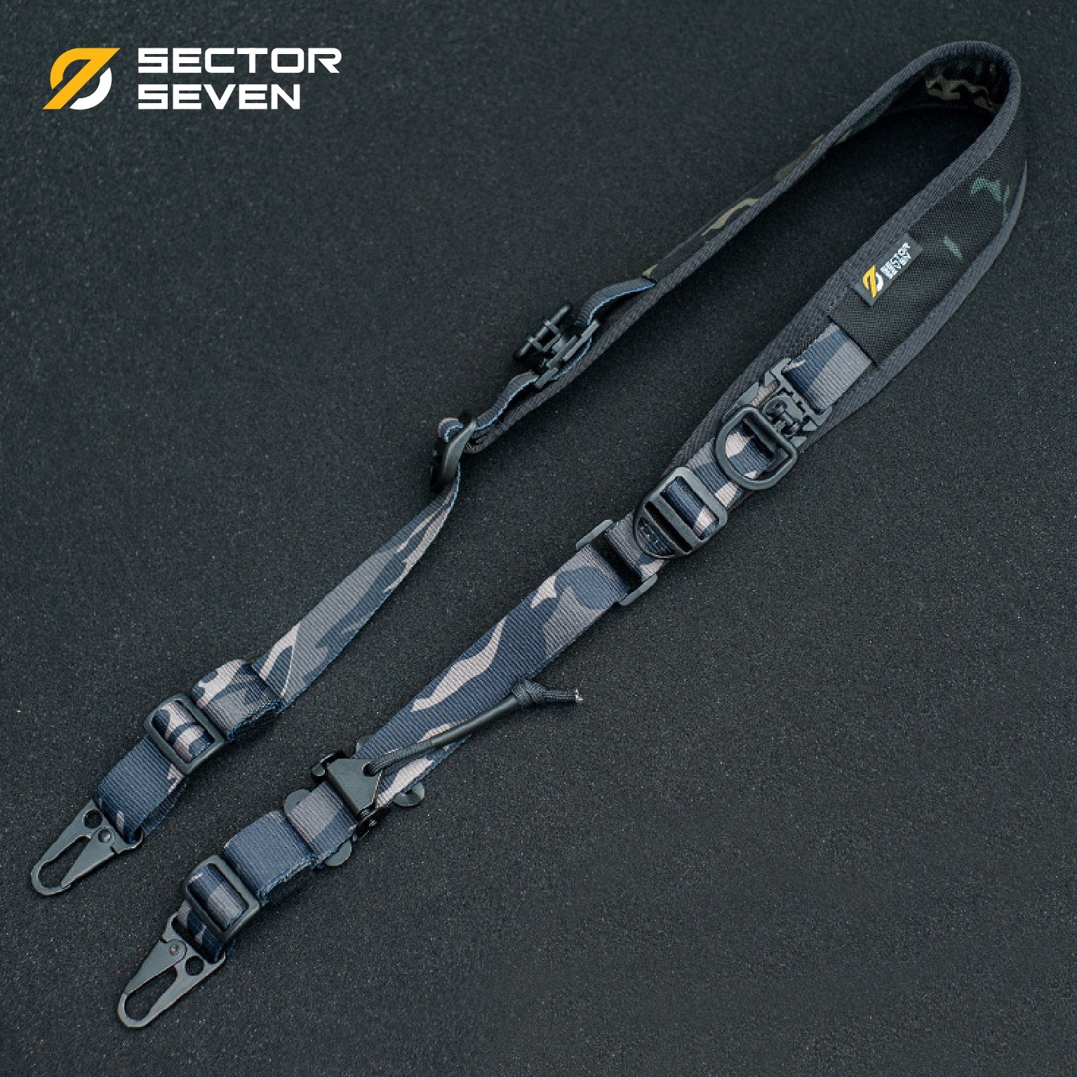 สายสะพาย 2 จุด Sector Seven ( Sector Seven Two Point Sling ) 📌ผลิตจากผ้า Cordura 1000D 📌สาย 2 จุดแบบเอนกประสงค์ปรับใช้งานกับ M16, M4, ลูกกรด, ลูกซอง และอื่นๆ ได้ 📌มี Quick Pull Adjust buckle ปรับระยะและตำแหน่งการใช้งานได้สะดวก และร