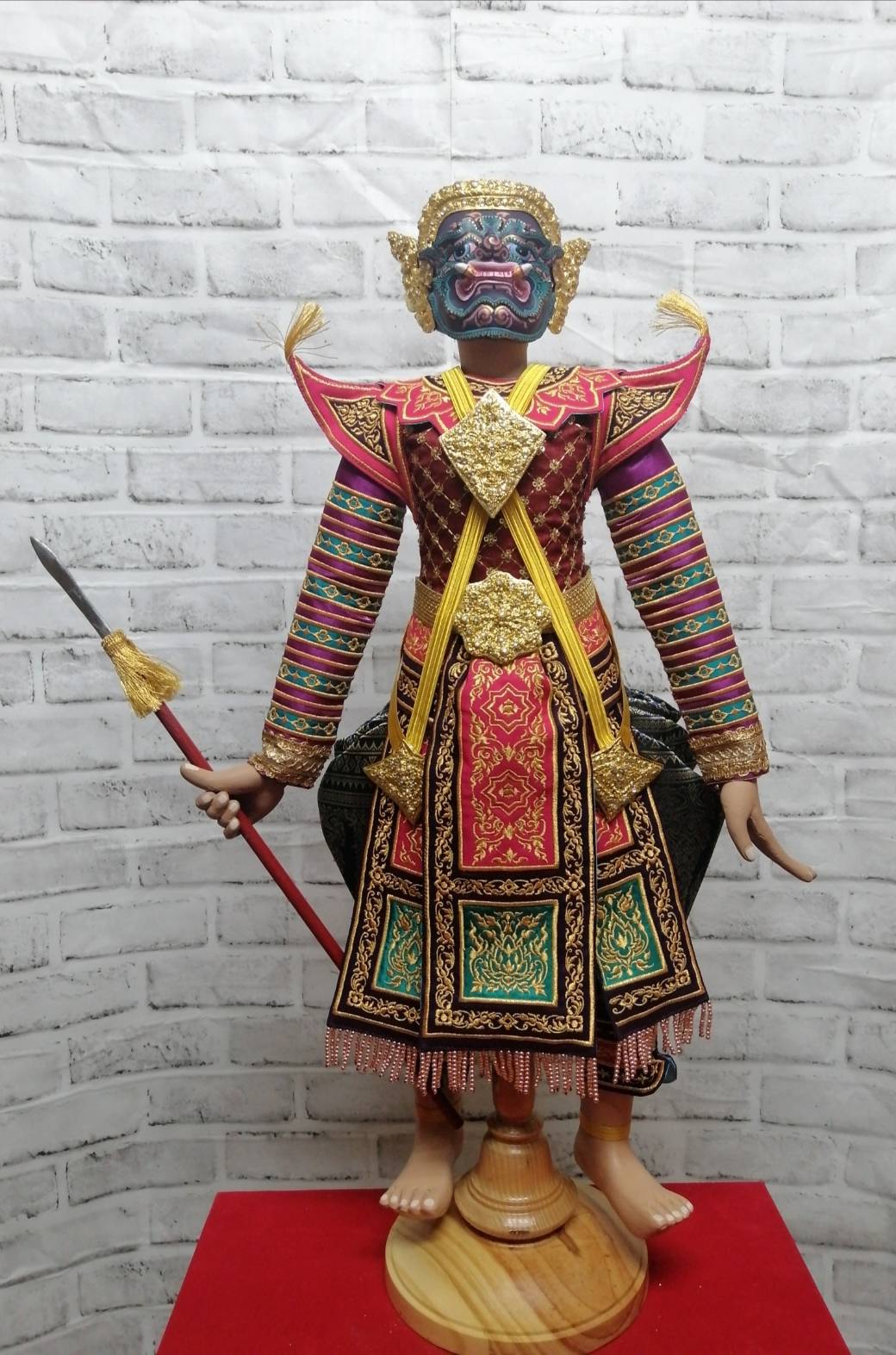 หุ่นละครเล็ก พระพิราพ ขนาด 60 ซม. สำหรับบูชา