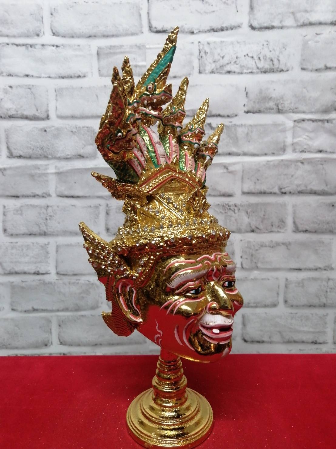 ปู่ภุชงค์ ปู่พญานาค 7 เศียร พร้อมฐานปิดทอง