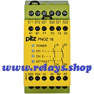 774062 PILZ PNOZ 16 48VAC 24VDC 2n/o LiNE iD : RELAYS.SHOP