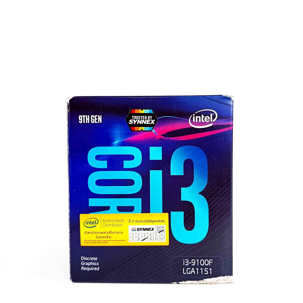 CPU Core i3-9100F ประกัน 2 เดือน