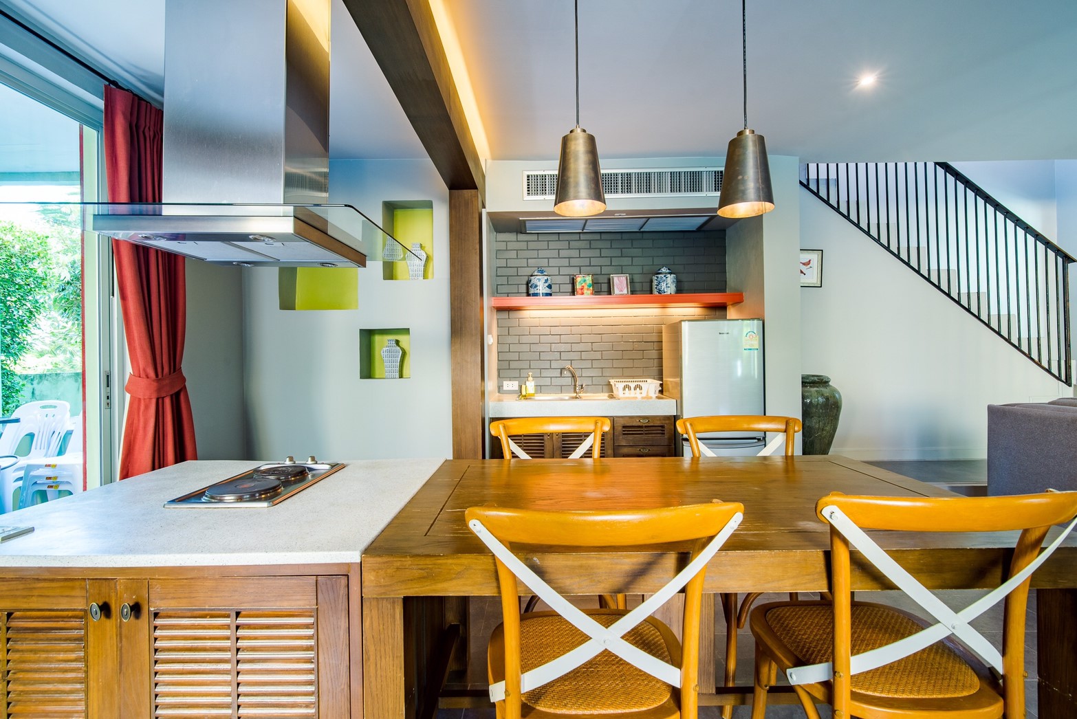 HR15023 บ้านพักหัวหิน บ้านทัศคานี บีช วิลล่า 3 ( Green 2Bed Garden View )