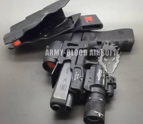 New.Surefire X400V LED WeaponLight W/ Red Las ราคาพิเศษ