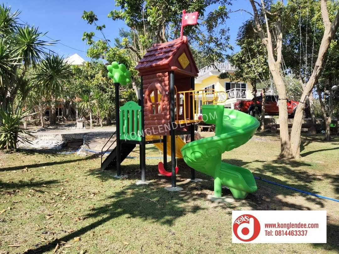 เครื่องเล่นสนาม ชุดwood house