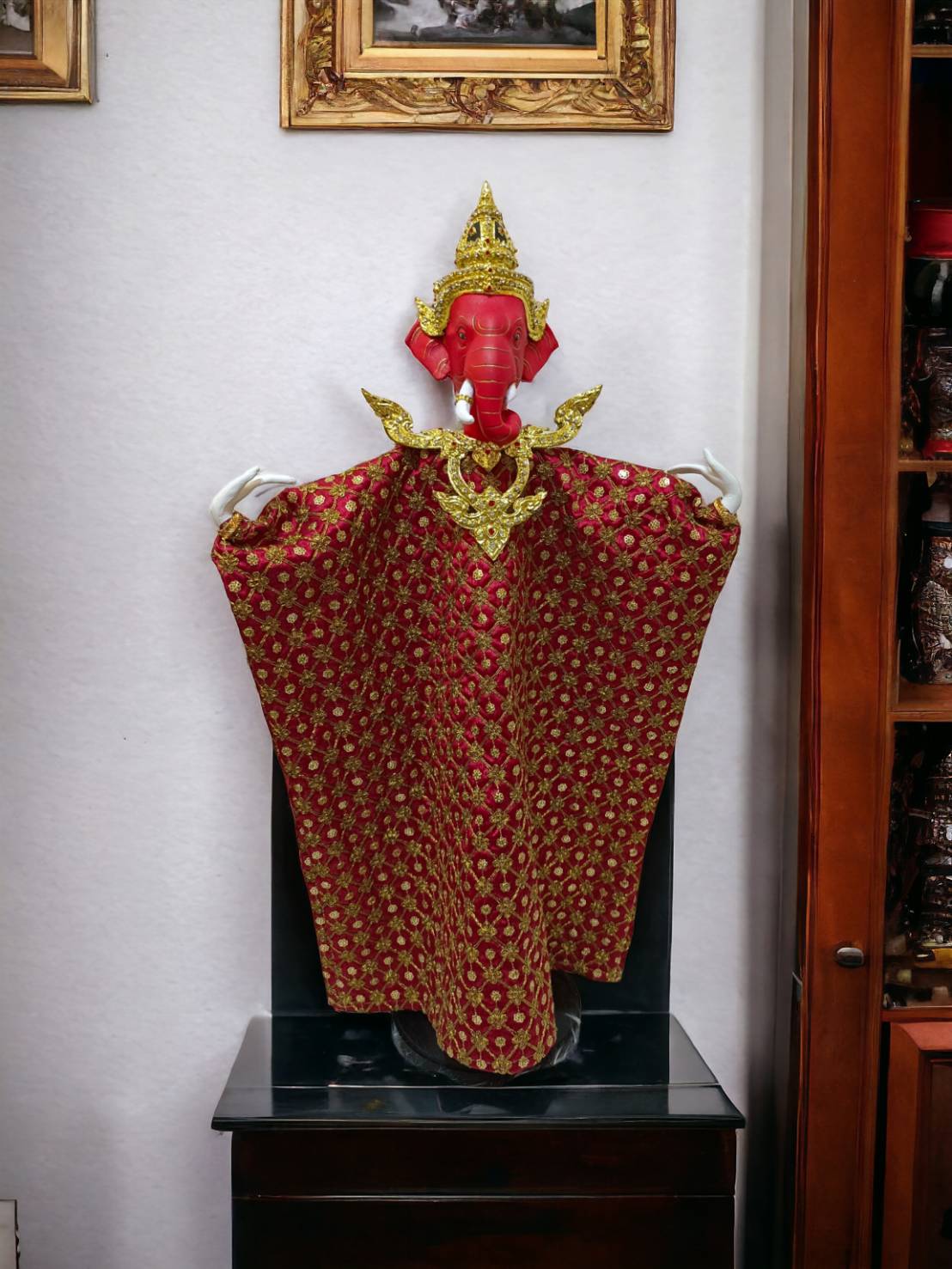 หุ่นกระบอก พระพิฆเนศ ขนาด 70 ซม.