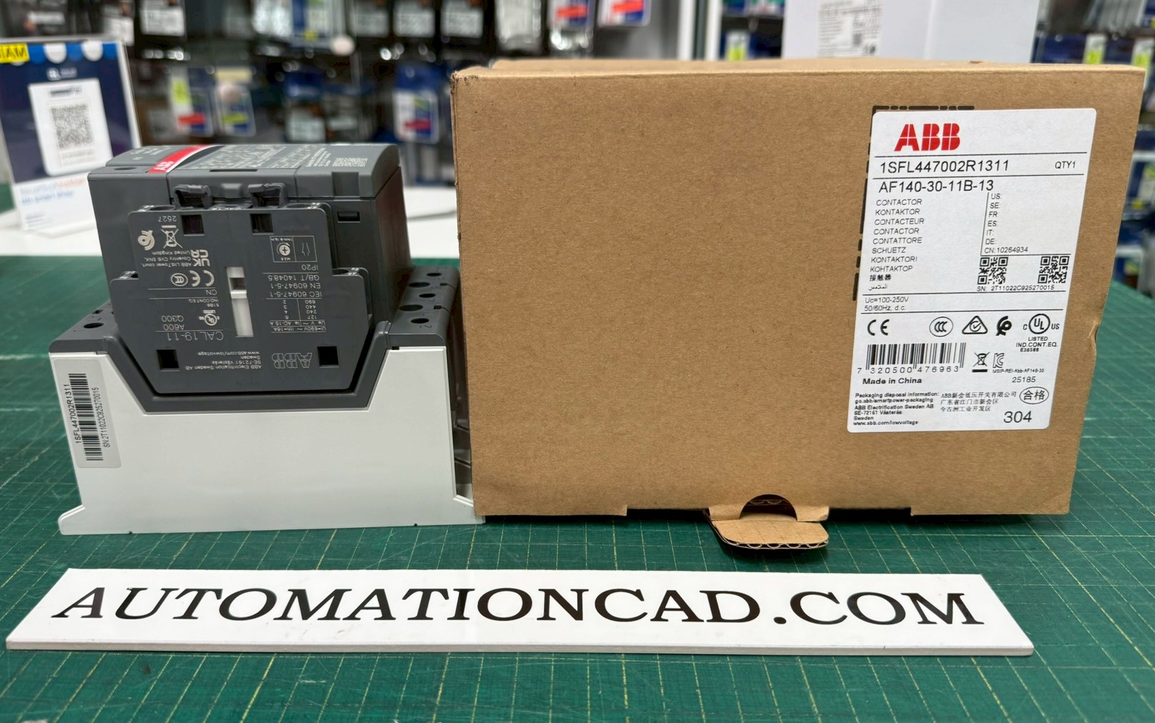 แมกเนติก AF140-30-11B-13 ABB 75kW Magnetic Contactor คอยล์ 220VAC 1 SFL447002R1311