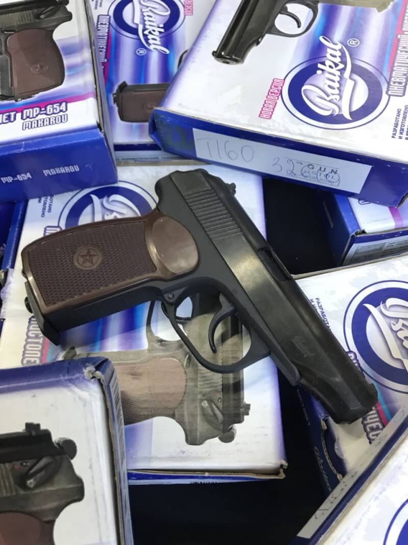 New Baikal 'Makarov' MP-654K CO2 Pistol “ Made in Russia “ ราคาพิเศษ