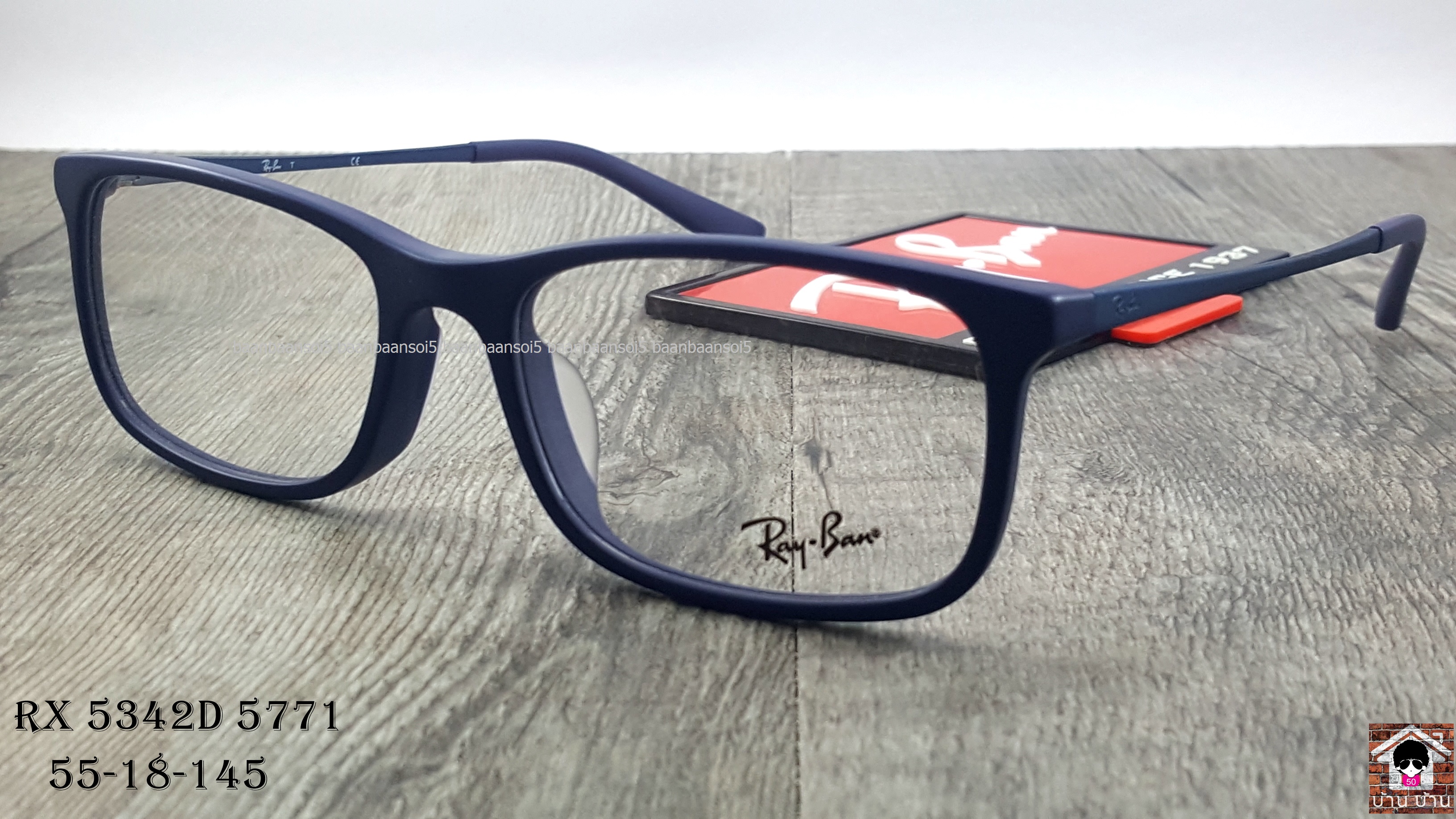 Rayban RB 5342D 5671 โปรโมชั่น กรอบแว่นตาพร้อมเลนส์ HOYA ราคา 3,500 บาท
