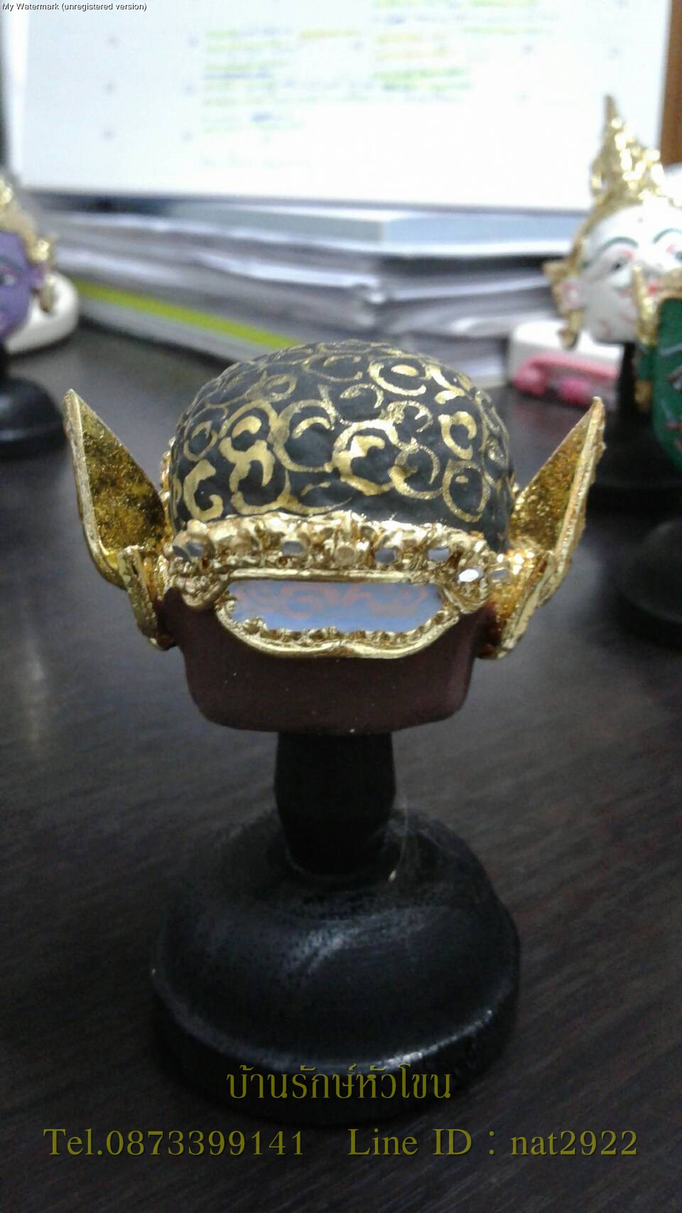 เศียรครูขนาดจิ๋ว เซ็ท 3 เศียร พ่อแก่ พระพิฆเนศ พระพิราพ