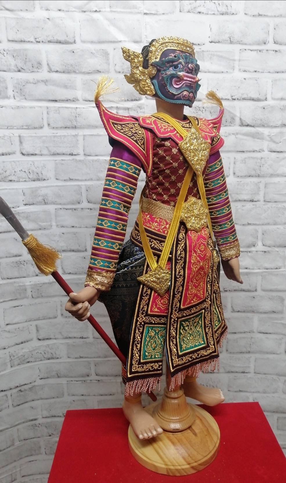 หุ่นละครเล็ก พระพิราพ ขนาด 60 ซม. สำหรับบูชา