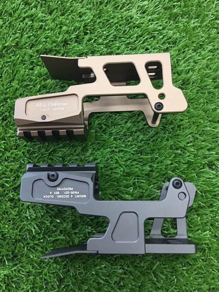 https://youtu.be/u0YrK5bmPs8 New.รางเสริม ALG Defense Glock Accessories 6-Second Optic Mount with Flared Magwell AFM For G17 / G18 สีดำ / สีทราย ราคาพิเศษ