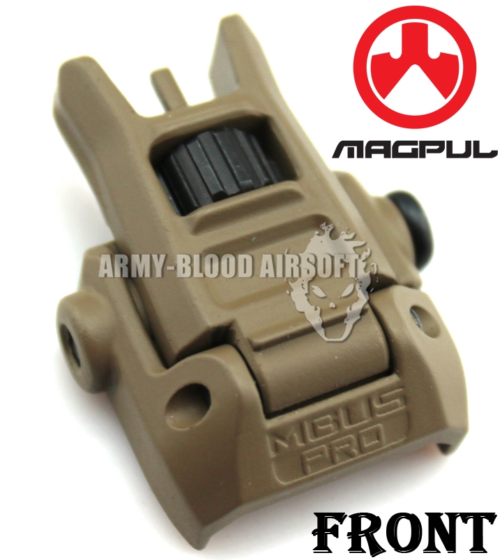 Magpul MBUS Pro Front Rear Back Up Sight (DE)