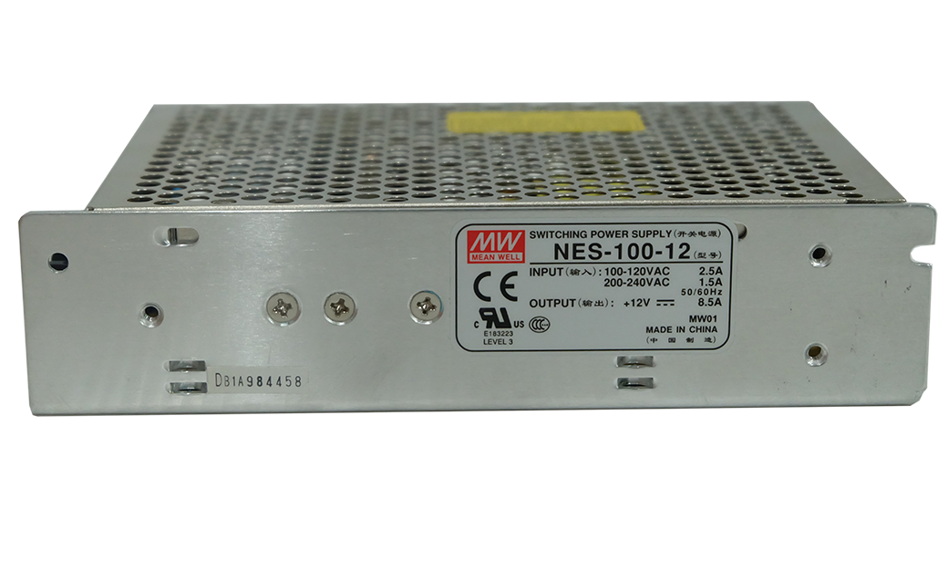NES-100-12 POWER SUPPLY MEAN WELL 100-120V 200-240V OUTPUT 12V 8.5A