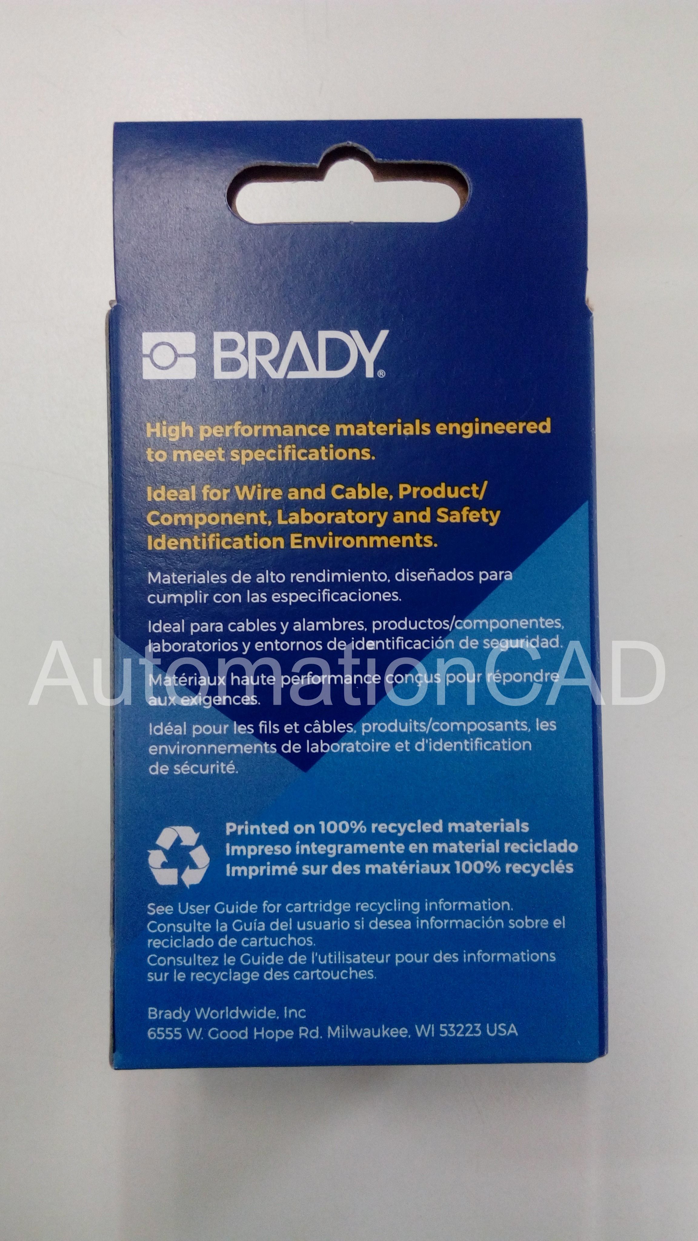 BRADY M21-750-595-YL สติ๊กเกอร์ BMP21-PLUS - BRADY LABEL PRINTER