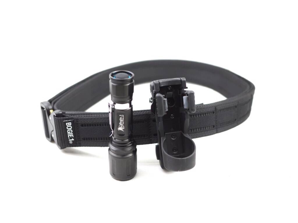 New. Bogie1 ซองไฟฉายโพลิเมอร์ รุ่น Lock 360 มีตัวล็อก แน่นกริ๊บ ไฟฉายไม่ร่วงหล่น หมุนปรับระดับได้ 360 องศา ร้อยเข็มขัดได้ทุกขนาด (ปรับขนาดได้) ร้อยกระเป๋า / ติดเสื้อเกราะ ได้