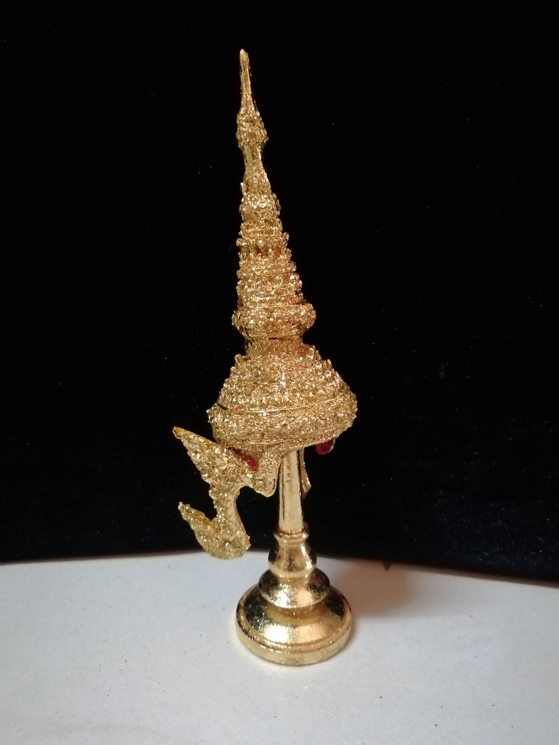 ชฎาพระ ขนาดจิ๋ว พร้อมฐานปิดทอง