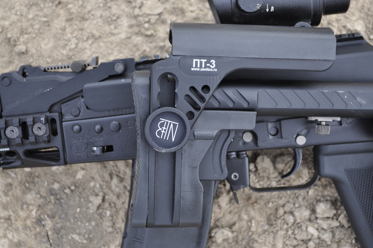 พานท้ายพับ AK Зенит ПТ-3 Zenit PT-3 style telescopic - 5KU-277-B