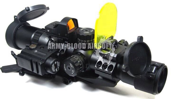 กล้องเล็งไว Scope ANS Optical 1.5-4x30 CQB