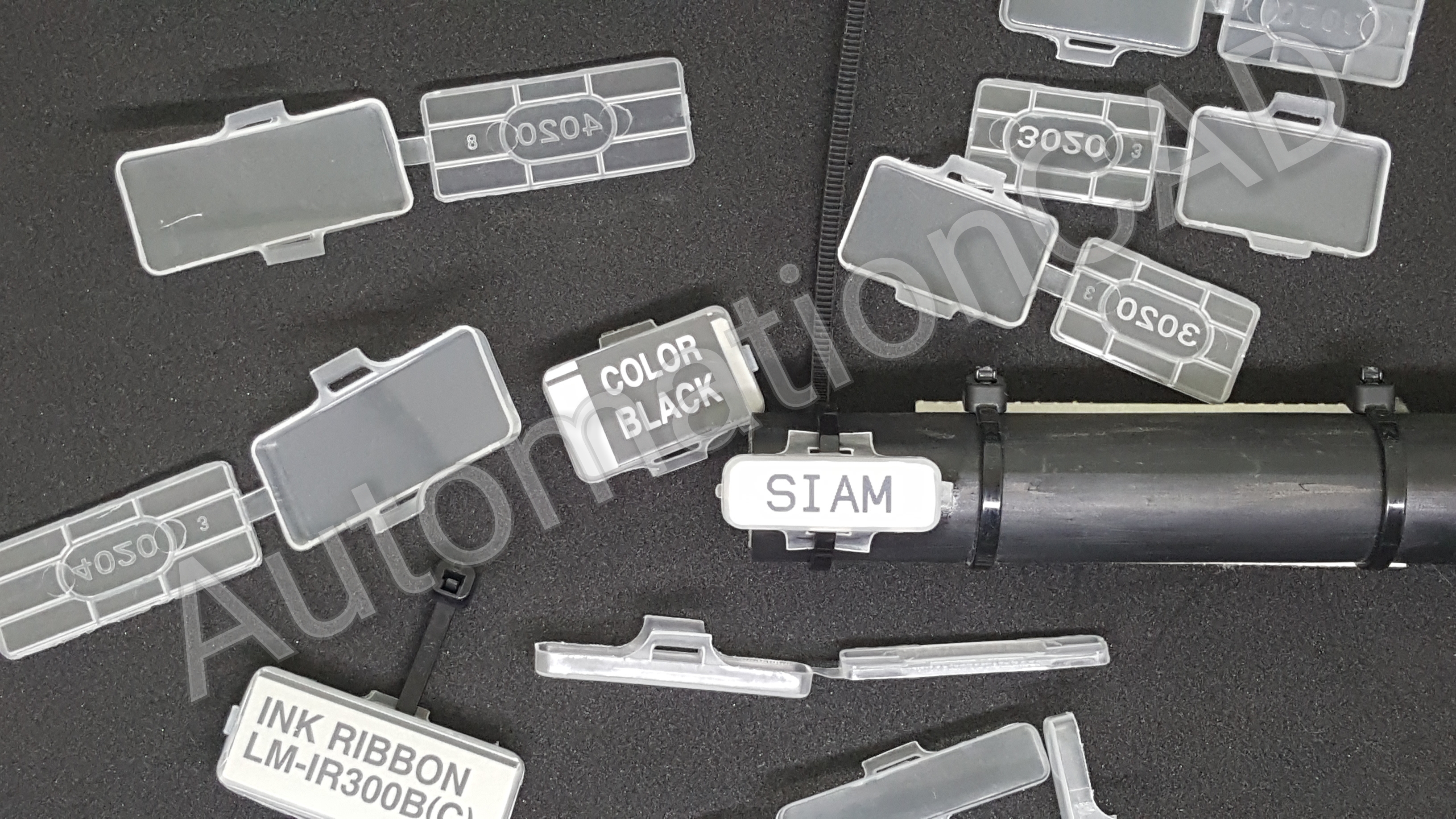 TAG HOLDER เปลือกพลาสติก ฉลาก LABEL TIGER แบบพิมพ์ฉลากใส่ได้เอง