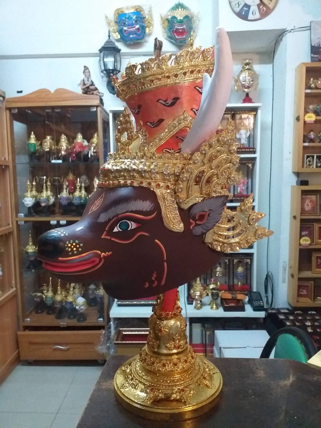 ปู่หน้ากวาง ขนาดครอบ