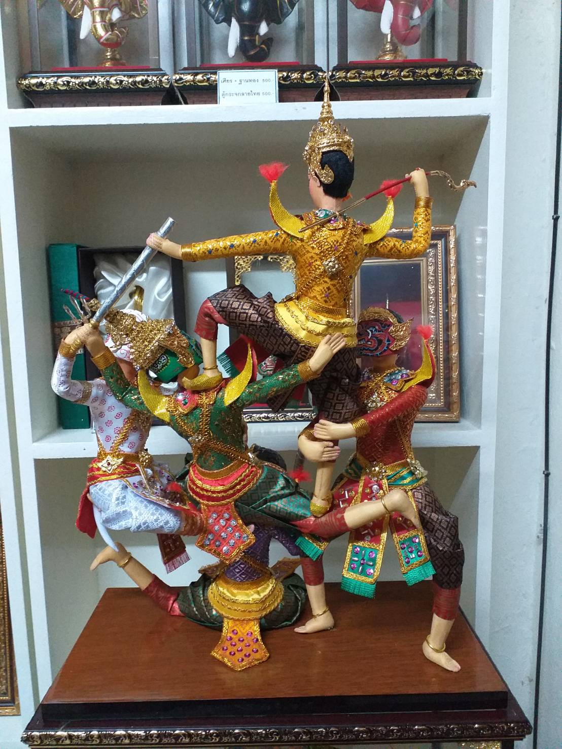 ตุ๊กตาโขน ชุดศึกรบ 5 ตัวละคร