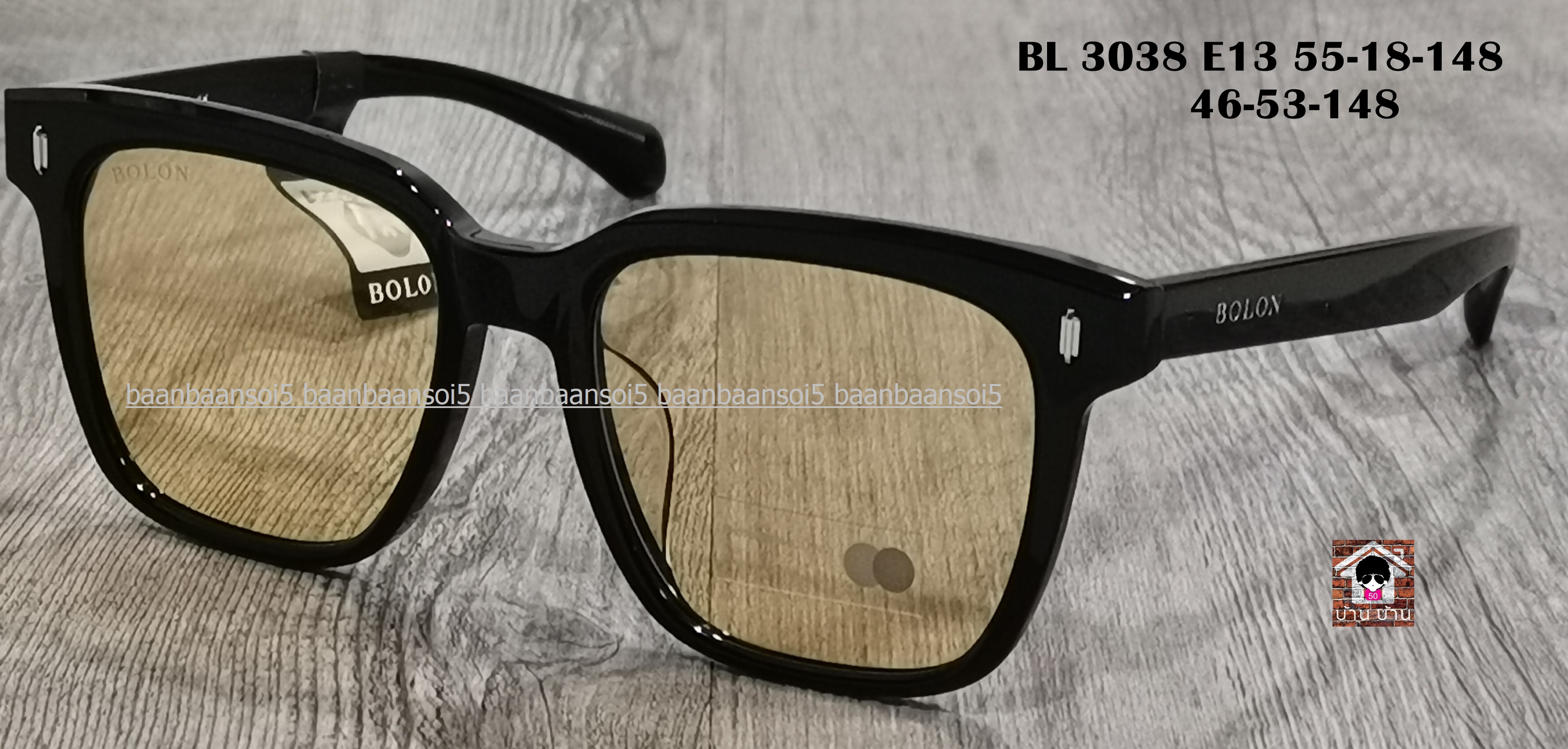 BOLON Vista BL3038 Black (E13) โปรโมชั่น กรอบแว่นตาพร้อมเลนส์ HOYA ราคา 3,790 บาท