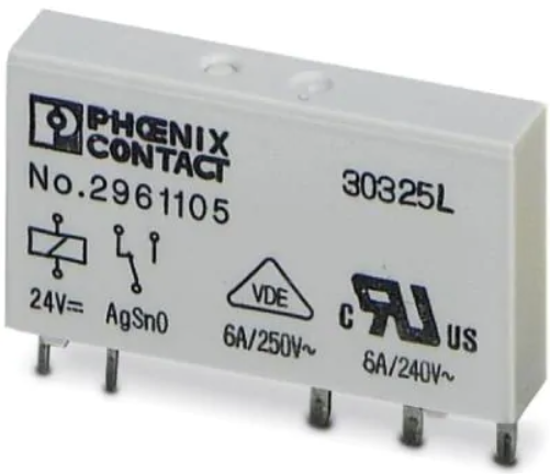 รีเลย์ ฟีนิกซ์คอนแทค Relay PHOENIX CONTACT รีเลย์ 2961105 REL-MR- 24DC/21