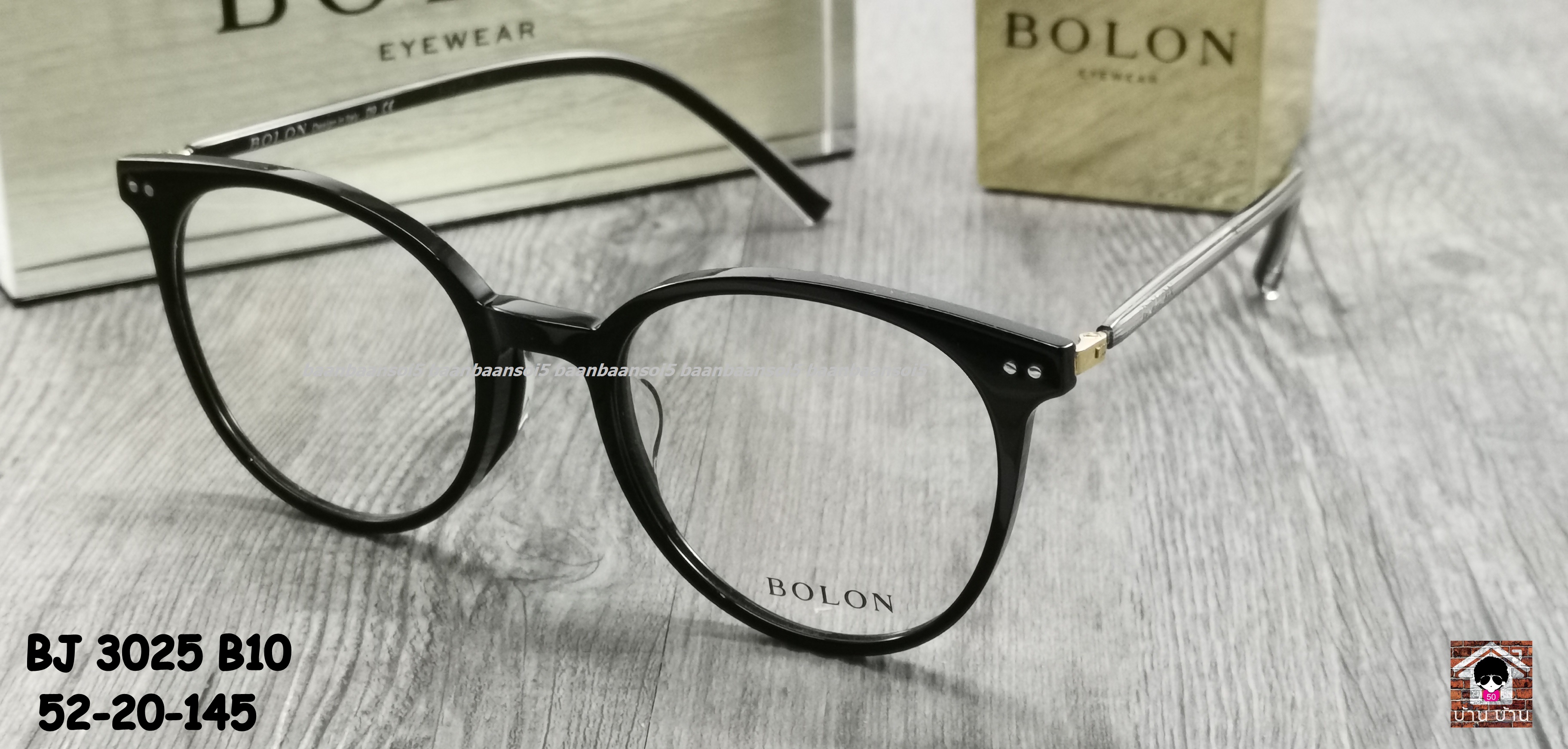 Bolon BJ 3025 B10 โปรโมชั่น กรอบแว่นตาพร้อมเลนส์ HOYA ราคา 3,490 บาท