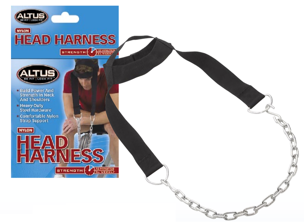 FIT-081 Altus Head Strap Nylon Head Harness Neck Strength Head Strap Weight Lifting Exercise Fitness Belt