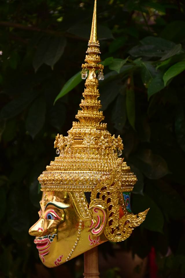 หัวโขน พระลักษณ์ ขนาดครอบ