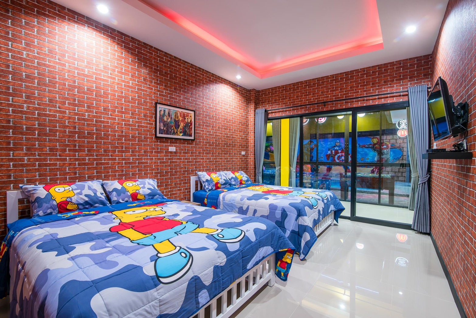 HR8005 บ้านพักชะอำ บ้านมาเวลล์ พูลวิลล่า V.2