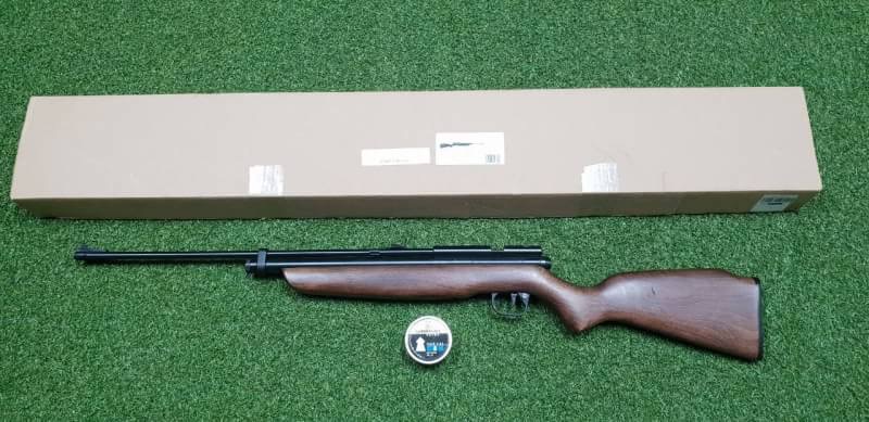 New.ปืนยาวอัดแก๊สCrosman2260 SherDan 5.5mm.cal. Co2 Air Rifle เบอร์2 ✔SP 600Fps+ ✔Weight น้ำหนัก 2.75g ✔body Wood งานไม้สวยงาม ✔ระบบ ขึ้นลำลูกเลื่อนยิงทีละนัด ✔ระยะหลังผล 35-45m. ไกล 50m+ ✔Co2 12g 1 หลอดยิงได้~ 50