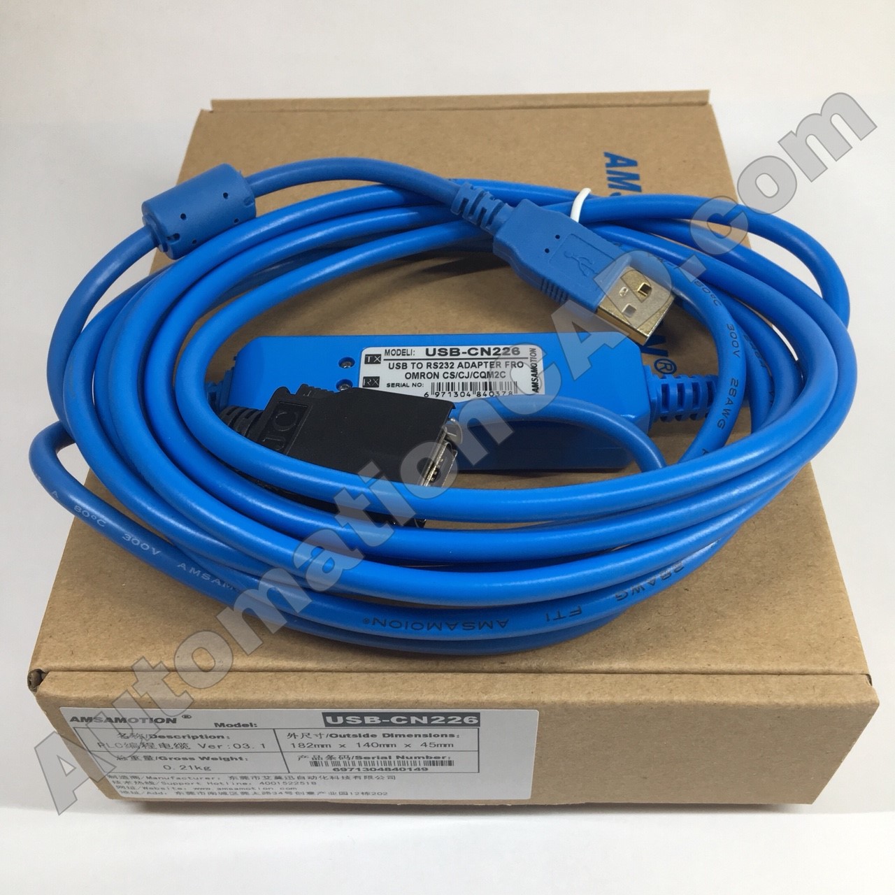 สายดาวน์โหลด OMRON CJ/CS USB-CN226 PLC OMRON Download cable OMRON CJ/CS Series