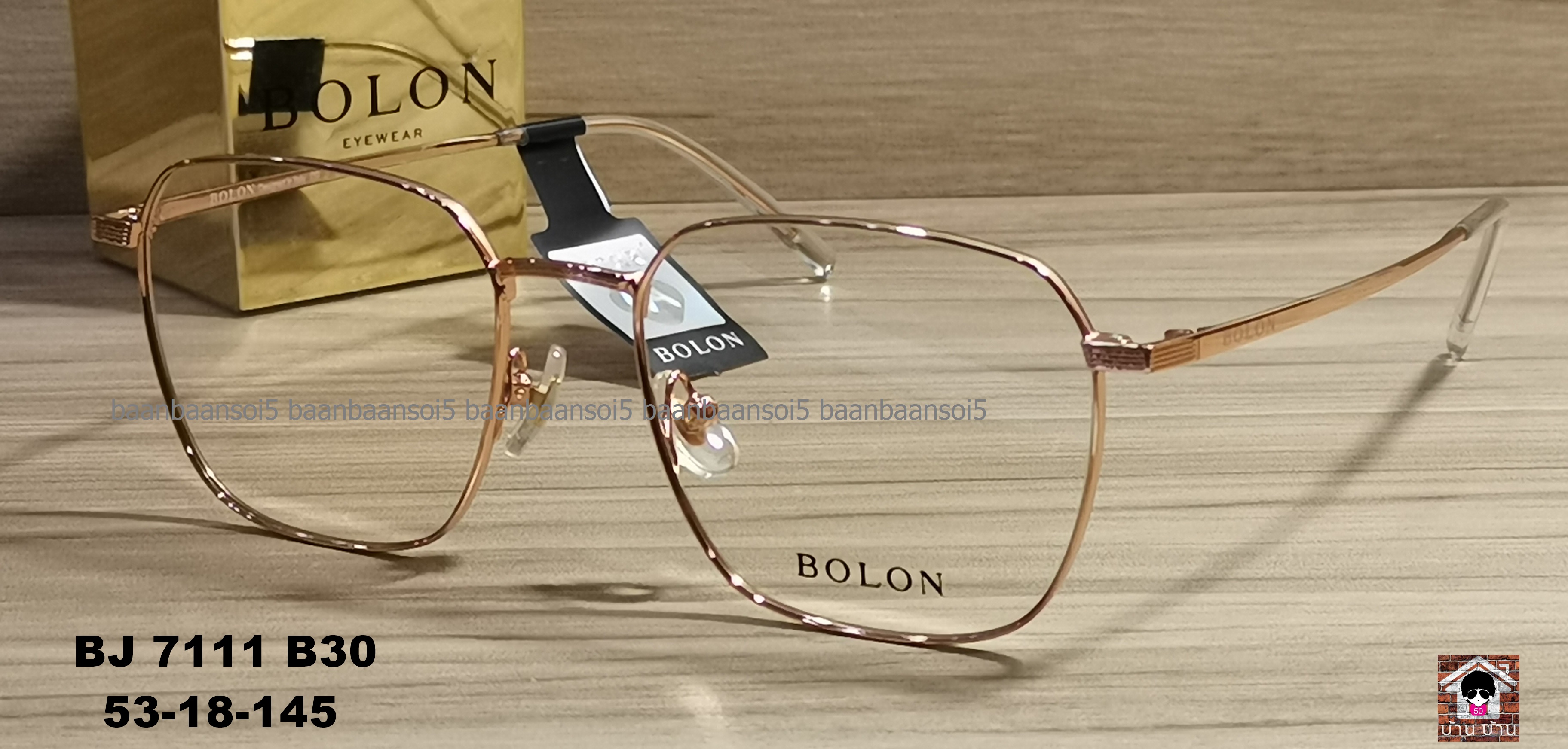 Bolon BJ 7111 B30 โปรโมชั่น กรอบแว่นตาพร้อมเลนส์ HOYA ราคา 3,490 บาท