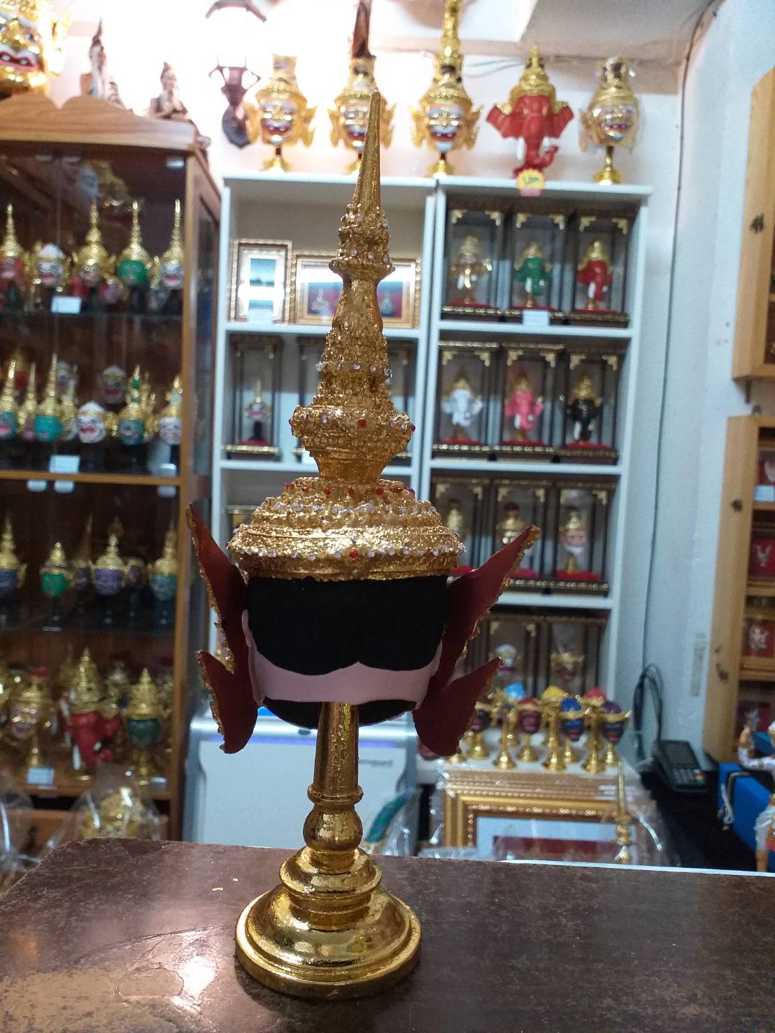 นางสีดา ขนาดกลาง 4 นิ้ว งานประดับเพชร