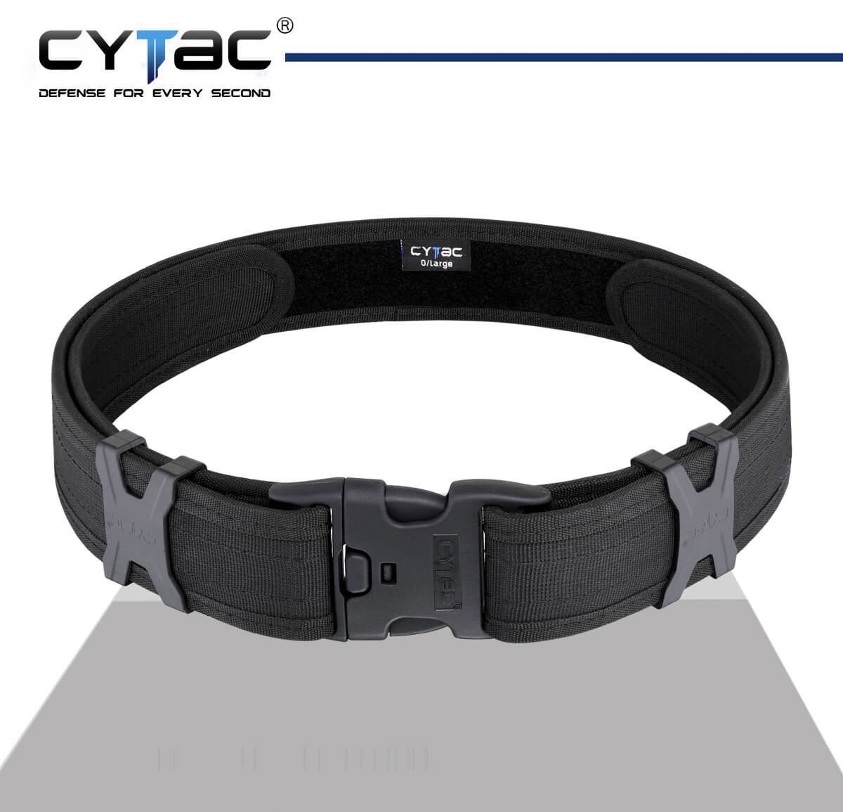 เข็มขัด Cytac ขนาด 2 นิ้ว สายเป็นตีนตุ๊กแกปรับขนาดได้ Size S ปรับได้ถึง 33 นิ้ว M ปรับได้ถึง 38 นิ้ว L ปรับได้ถึง 44 นิ้ว XL ปรับได้ถึง 50 นิ้ว