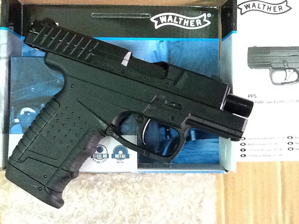 New.Pistola Balines Co2 Walther PPS Full Metal Blowback 4.5