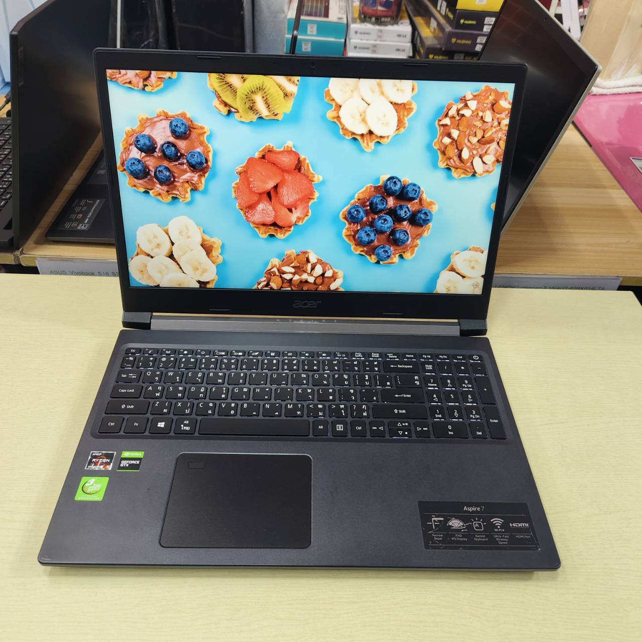 ACER Aspire 7 A715-42G-R7RS สภาพเครื่อง 80%